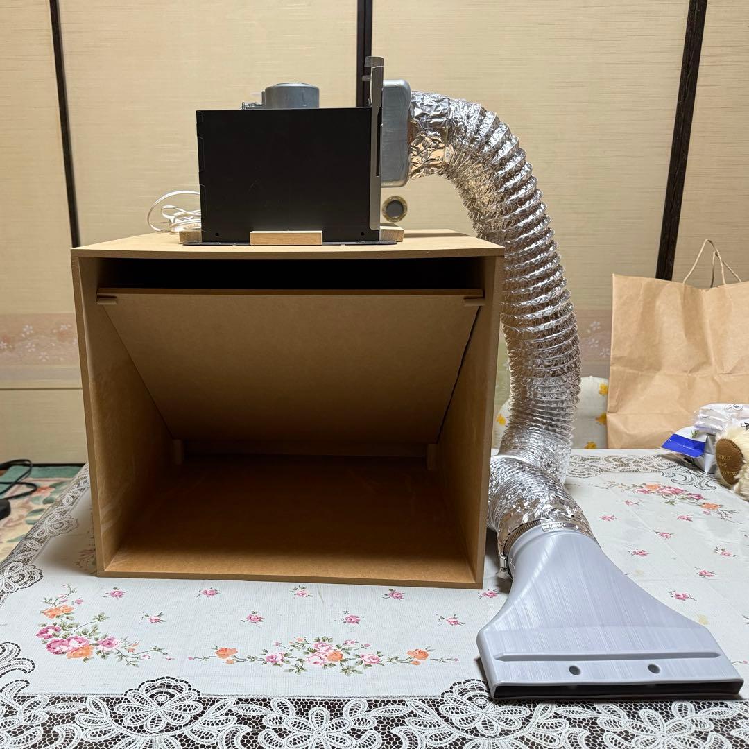 自作塗装ブース　Panasonic ファン付き ジャンク