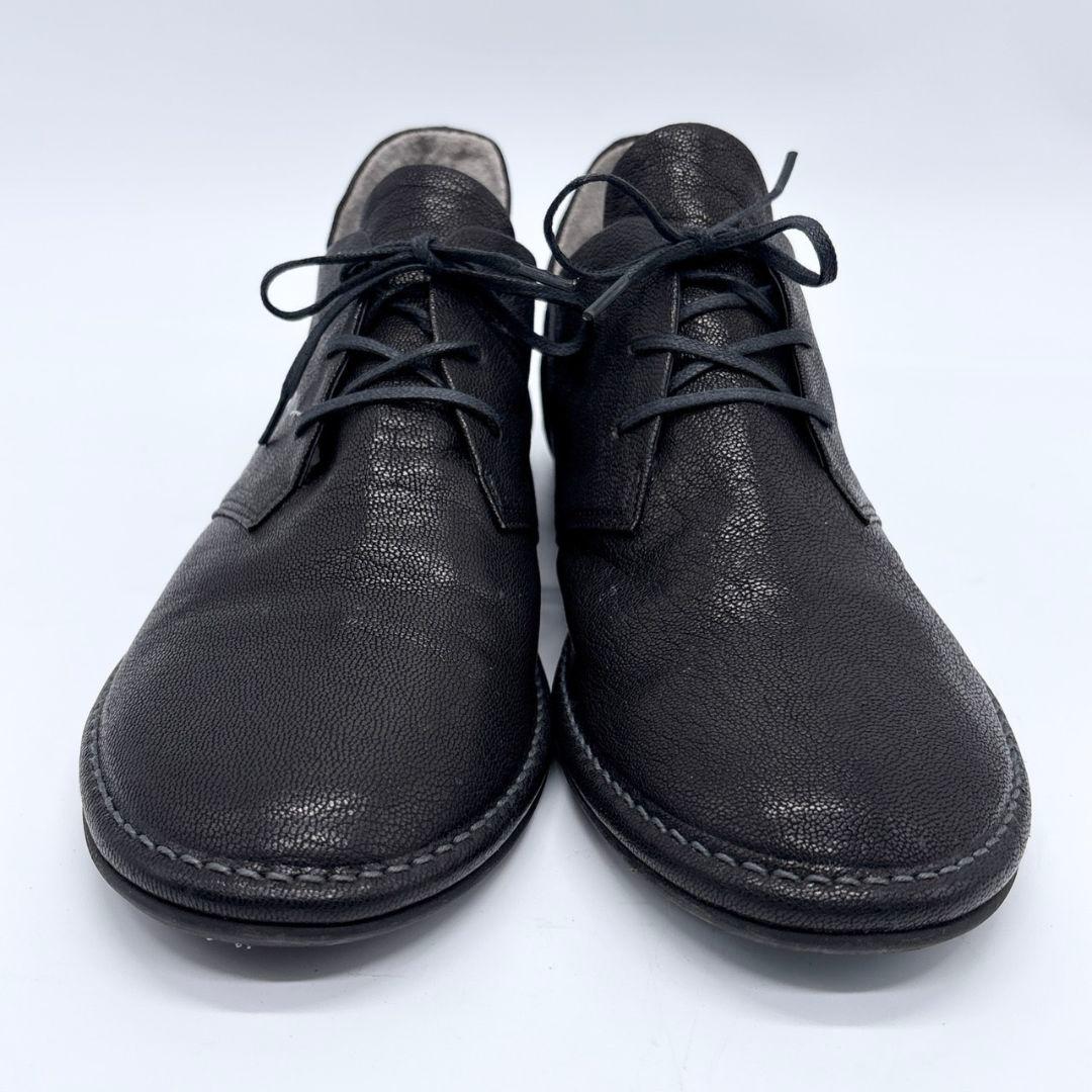 ヨーガンレール レースアップパンプス 革靴 24.5cm レザー 黒 フラット