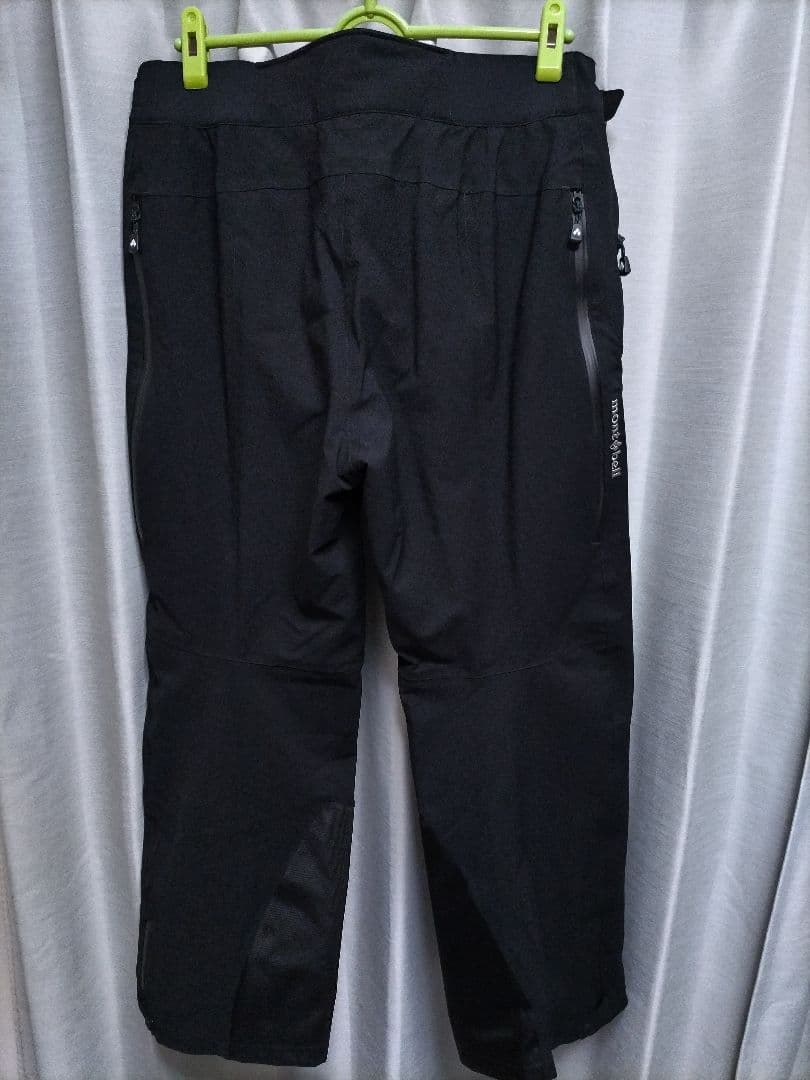 美品　モンベル ドライテックインシュレーテッドパンツ 黒