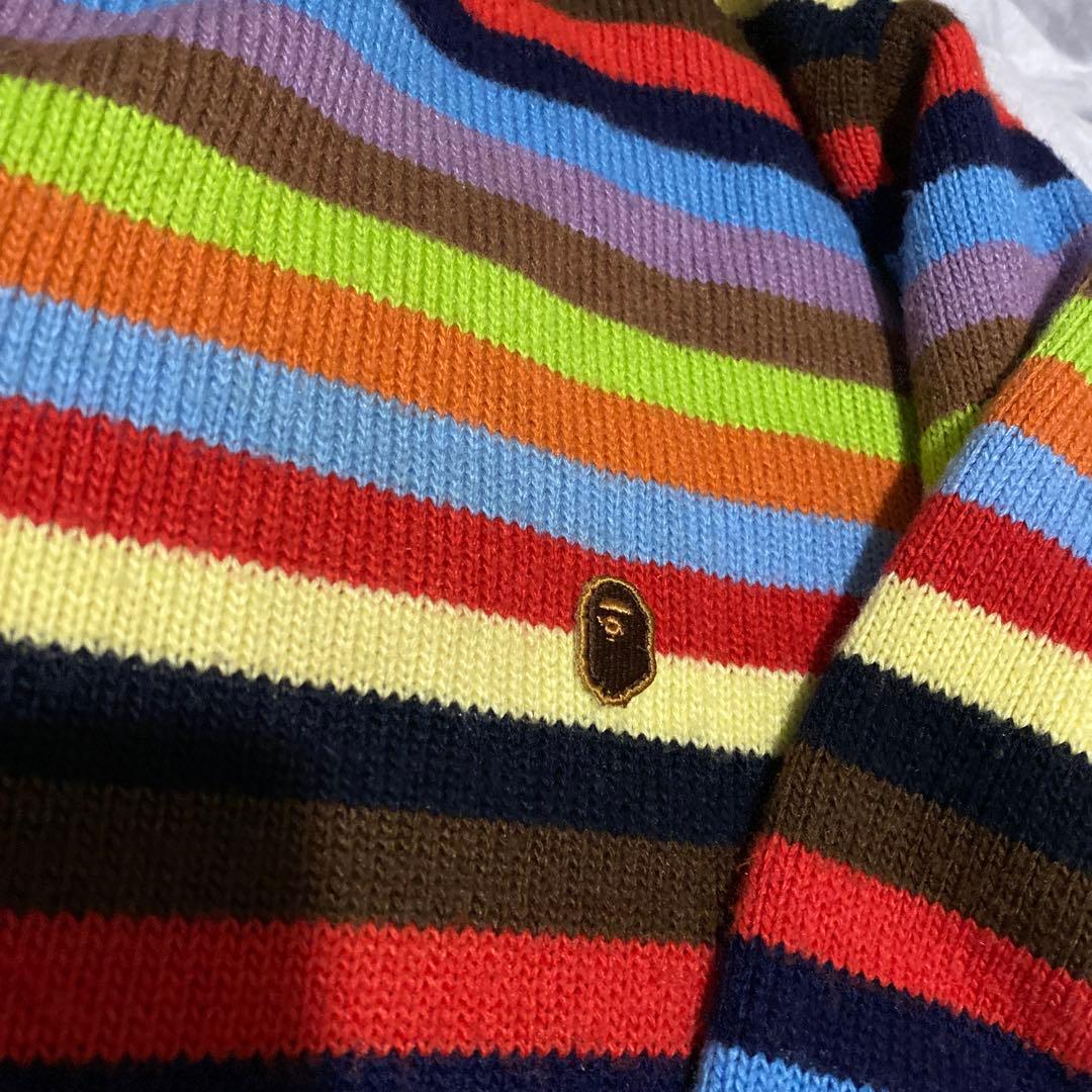 A BATHING APE カラフルニット セーター アベイジングエイプ