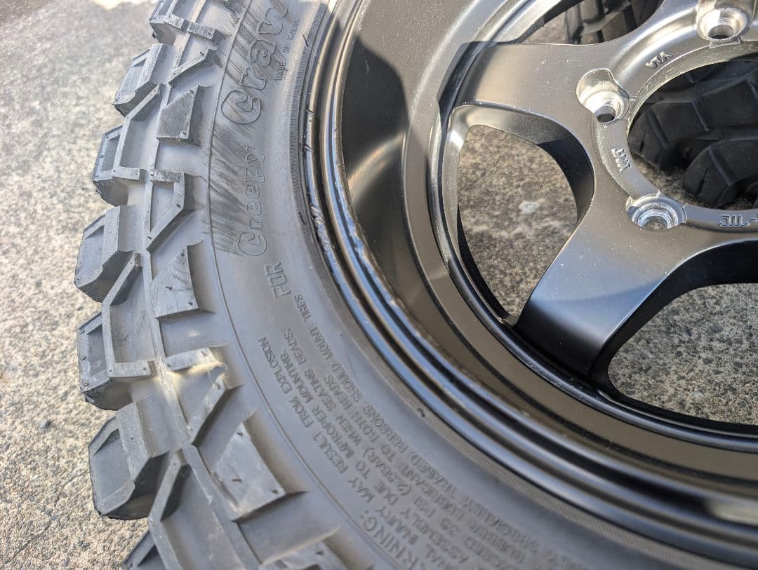 7.00R16 タイヤホイール マキシスクリーピークローラー ジムニー