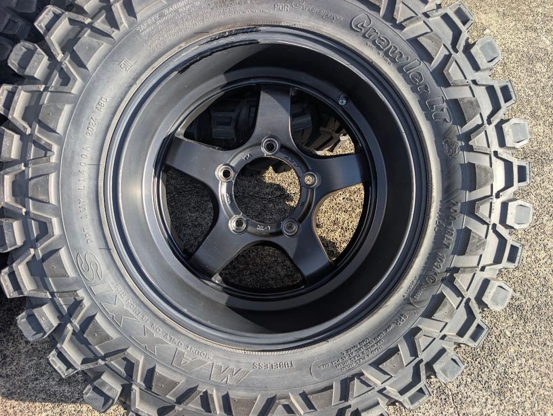7.00R16 タイヤホイール マキシスクリーピークローラー ジムニー