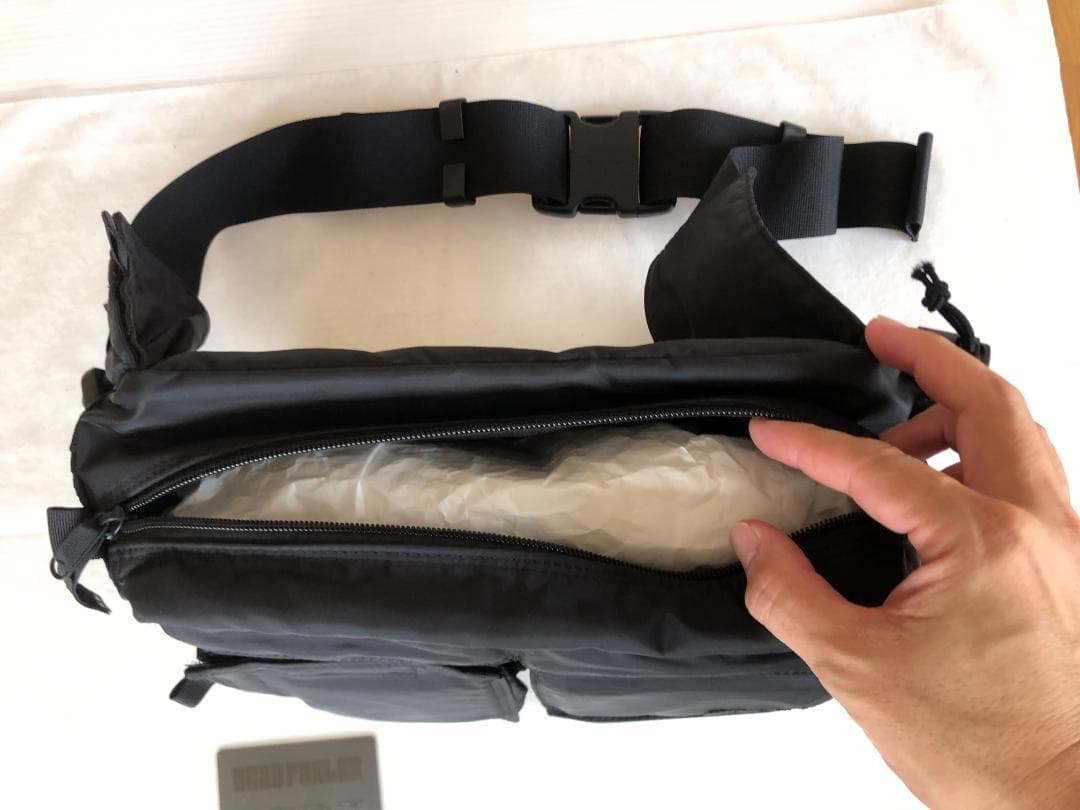 美品　ヘッドポーター　ブラックビューティー　ウエスト　ポーチ　ボディー　バッグ