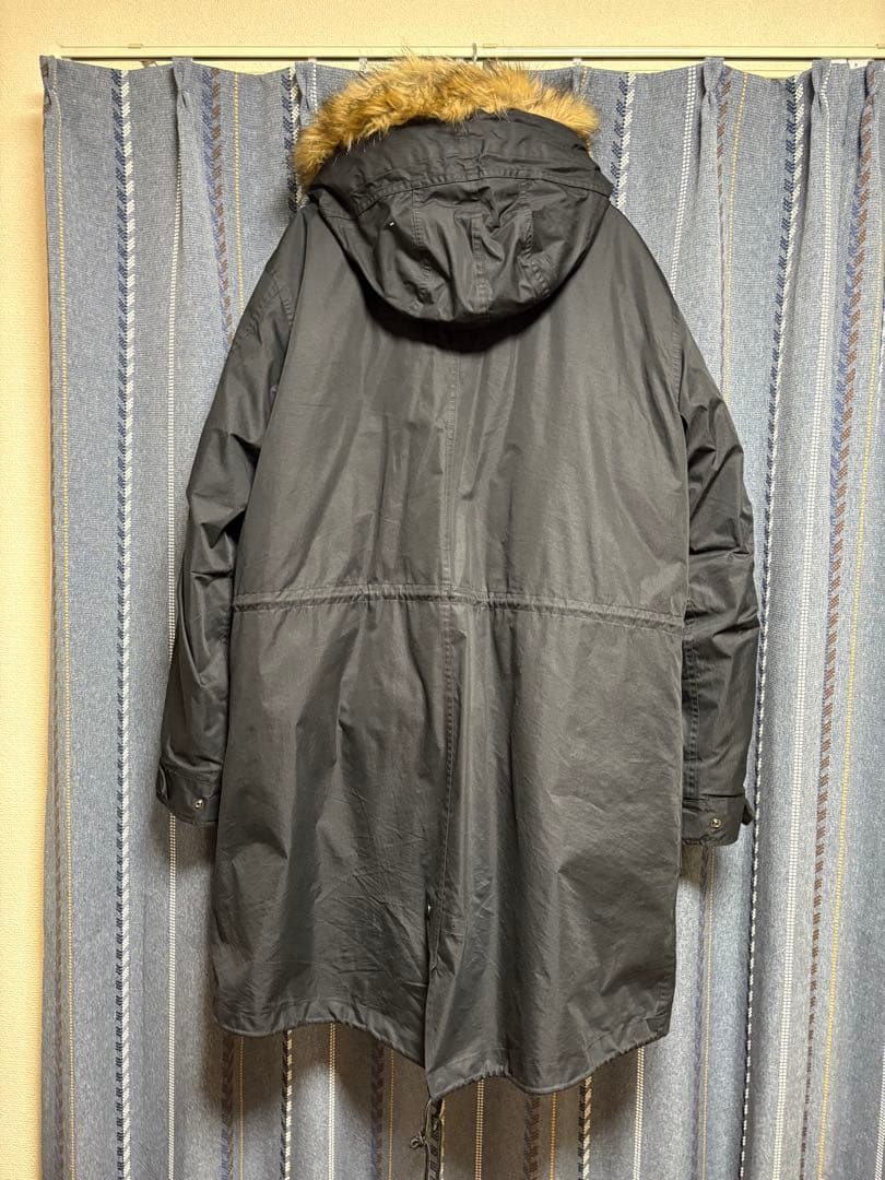 FRED PERRY ブラック モッズコート ジップインライナー付きLサイズ