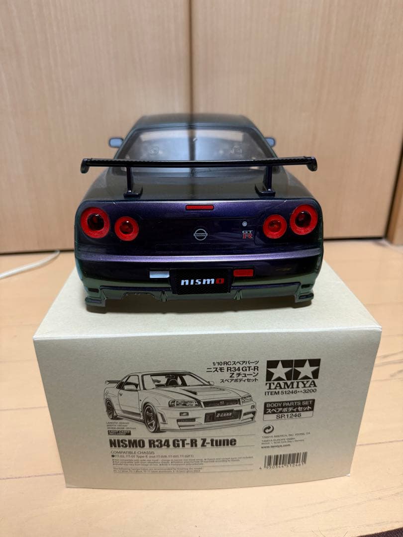 TAMIYA ラジコン GT-R34 スペアボディ