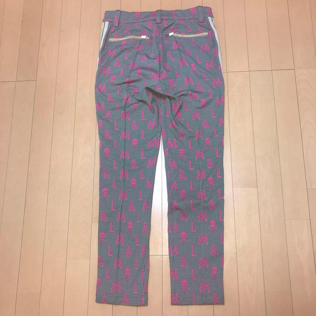 マークアンドロナ 緑　ピンク　柄　トラックジャケット　パンツ　ジャージ　セット