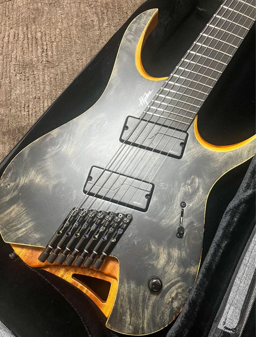 Mayones Hydra Elite 7 VF Trans Black 7弦