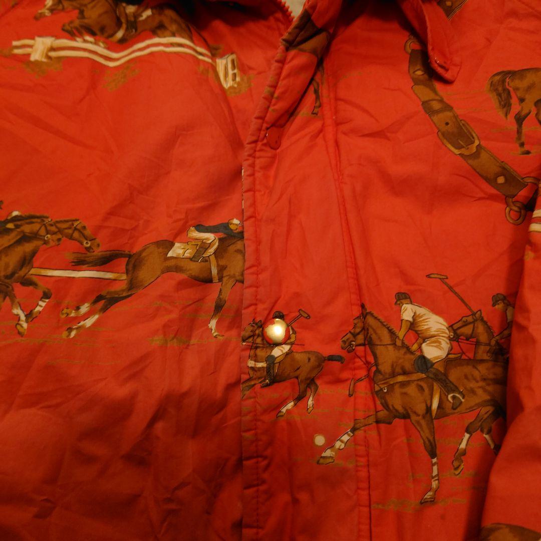 ラルフローレン総柄ダウンジャンパー