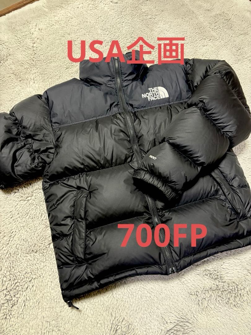 【美品】価格交渉OK ノースフェイス ヌプシ ダウン USA企画 ブラック