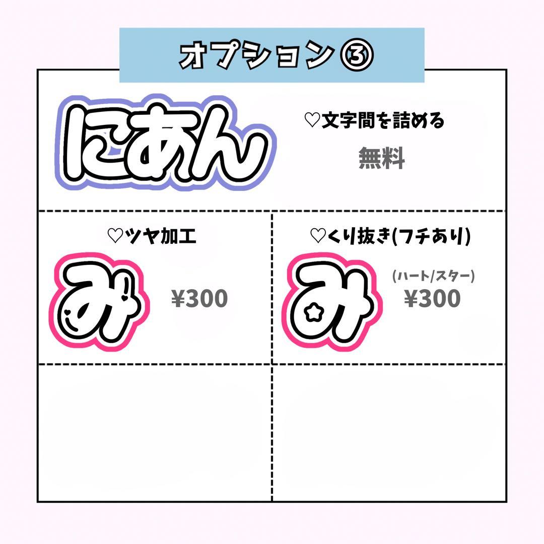 いページ♡ネームボード うちわ文字 連結文字パネル オーダー