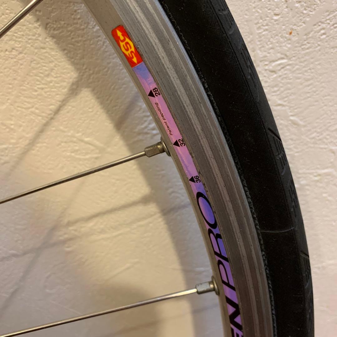 Mavic open pro 32h フロントホイール Cycleopsハブ