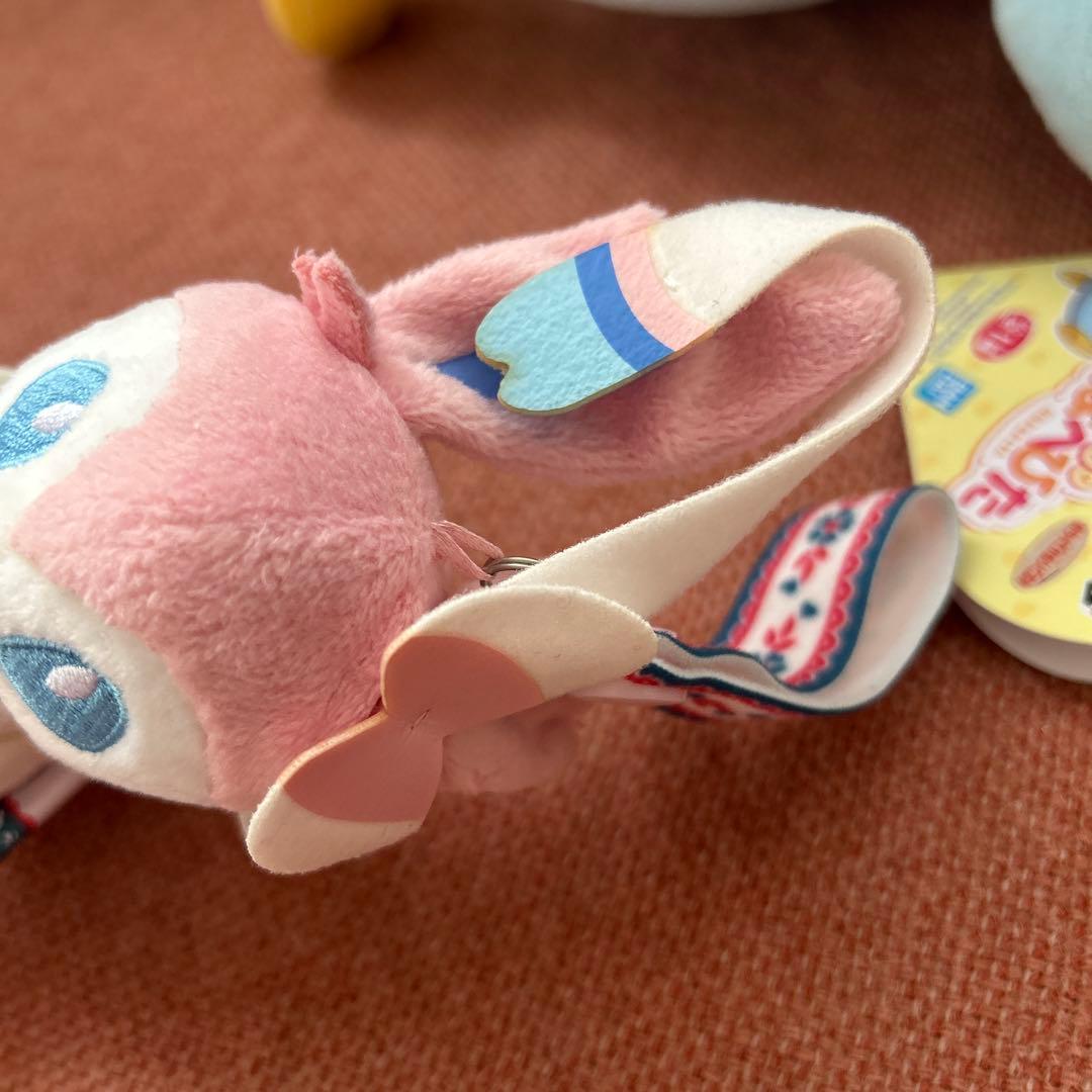 i love eievui カバンに付けられるぬいぐるみ　ニンフィア　ポッチャマ