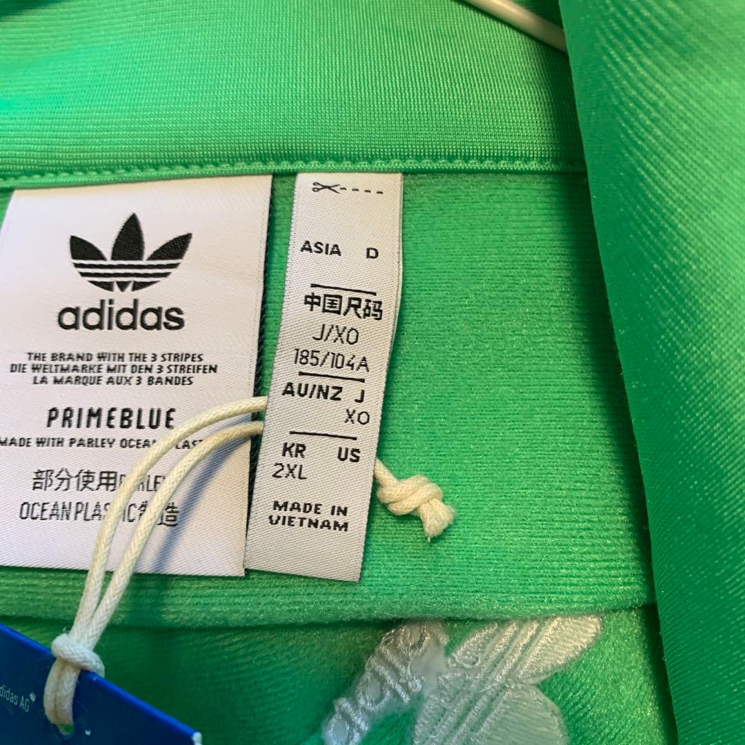 アディダス　セットアップ　アディカラークラシックス　ファイヤーバード　グリーン