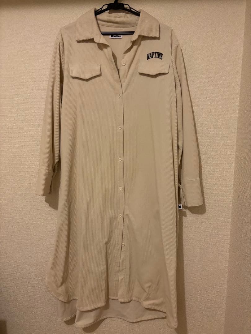 Naptime. Nissy コーデュロイシャツワンピース