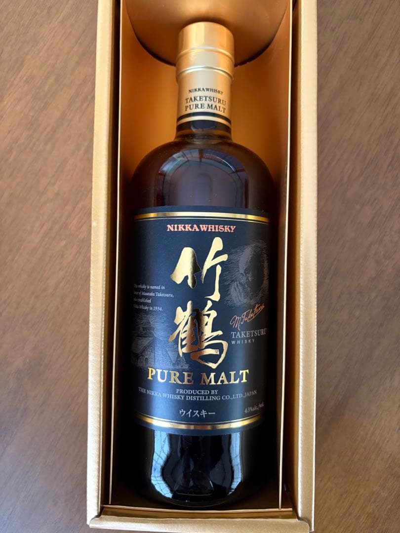 竹鶴 ピュアモルト 黒ラベル 箱入り