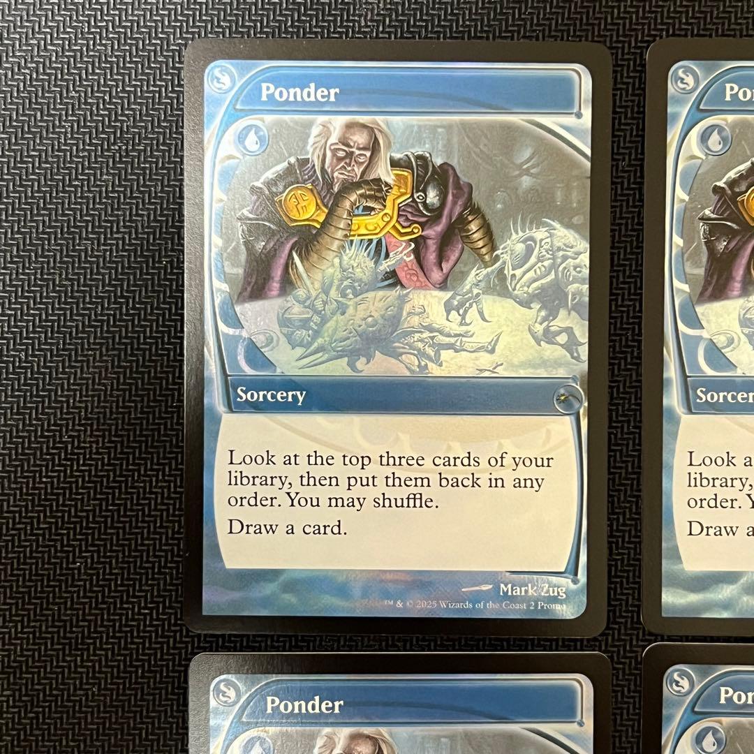 MTG MB2《思案/Ponder》未来予知 英語版foil 4枚セット