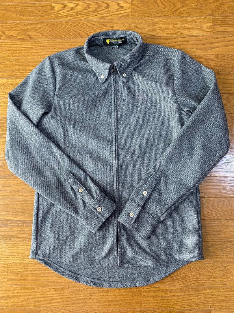 カペルミュール　フランネルニットシャツジャージkpls1039-GRY