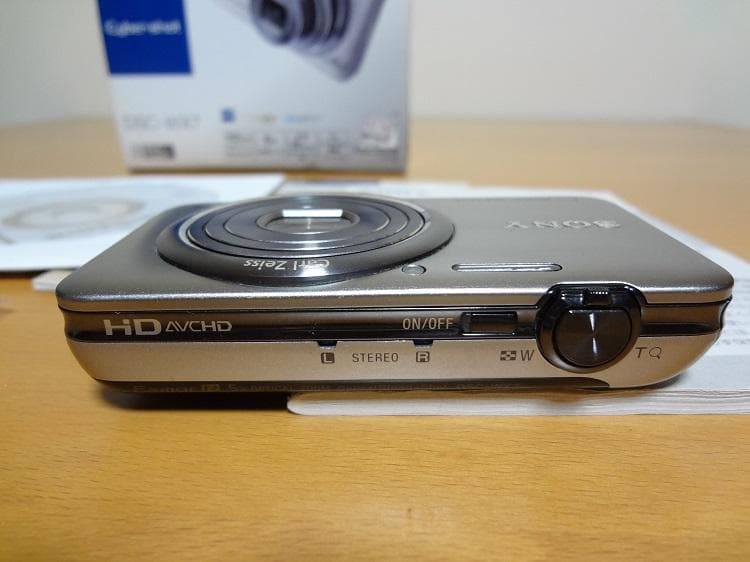 美品 SONYデジタルカメラDSC-WX7 シルバー 動作OK 一部訳あり