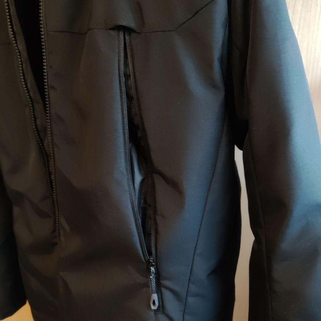 MAMMUT クレーター サーモフーテッド ジャケット Sサイズ BLACK