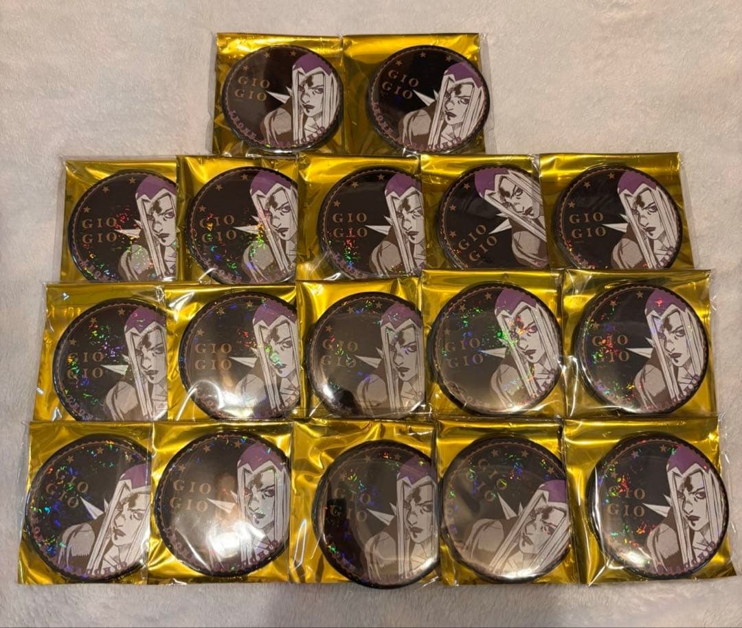 THE★JOJO WORLD ホログラム缶バッジ　アバッキオ 17点セット