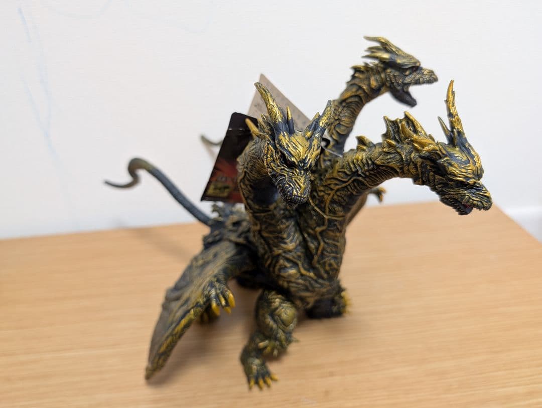 当時物 2004年式 美品 カイザーギドラ ソフビ フィギュア タグ付き