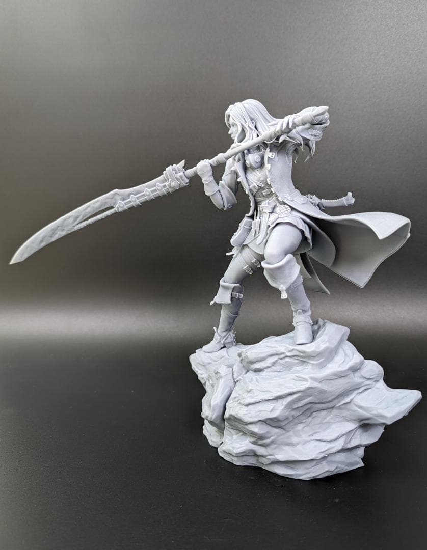 モンスターハンターワイルズ 女性ハンター フィギュア 240mm【未塗装】