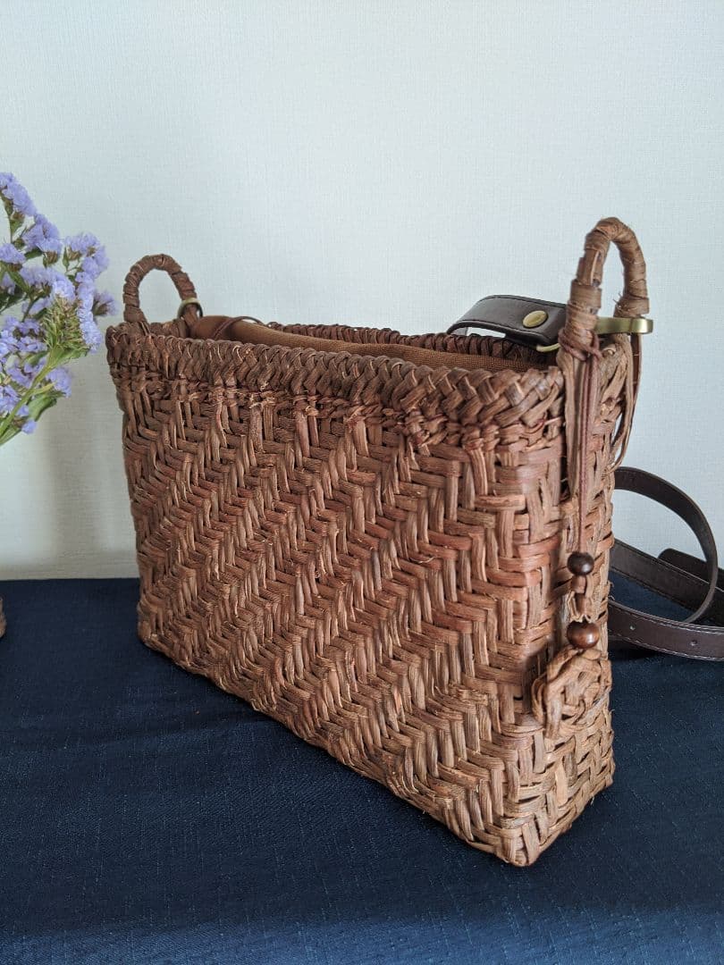 【国産】山葡萄蔓バック ショルダーバック