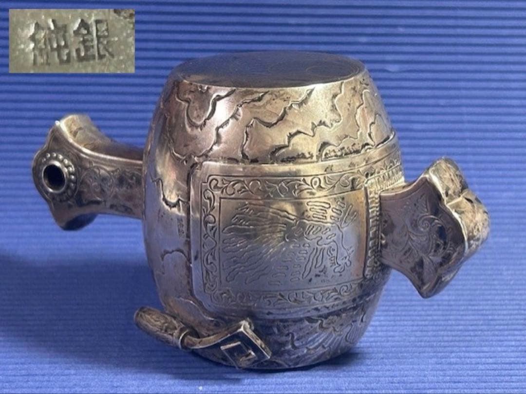 縁起物 純銀 打ち出の小槌　113.7g　開運 鑑定済み