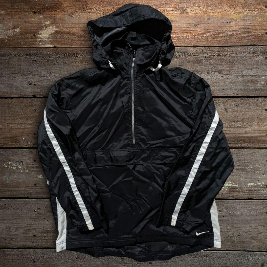 90s　OLD NIKE　ビンテージ　アノラックパーカー　セットアップ　上下　黒
