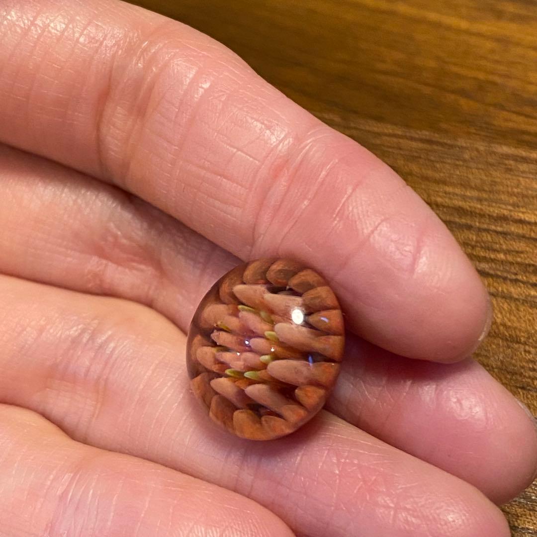 ガラス ヘアゴムパーツ