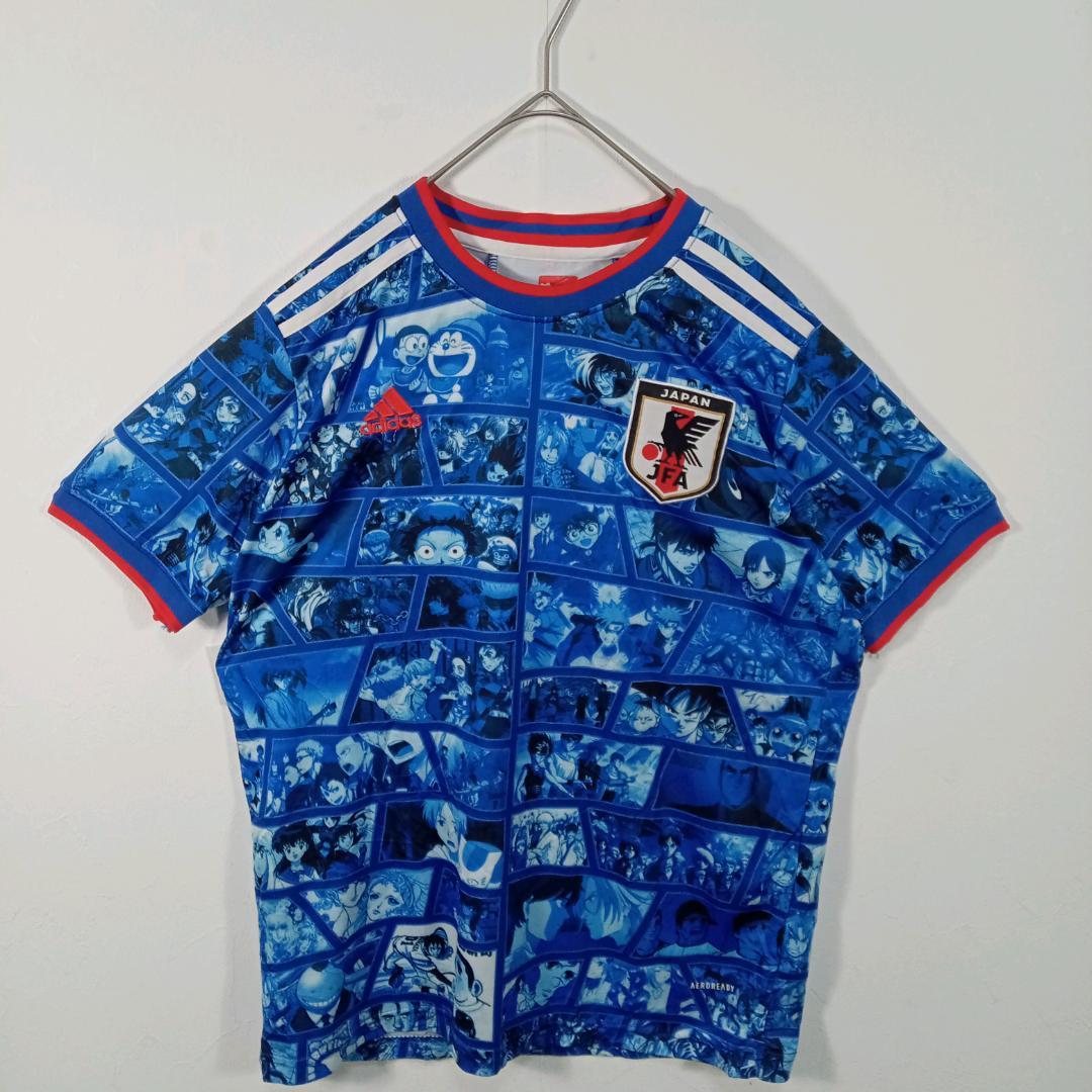 adidas SAMURAI BLUE 日本代表　ユニホーム　アニメコラボ L