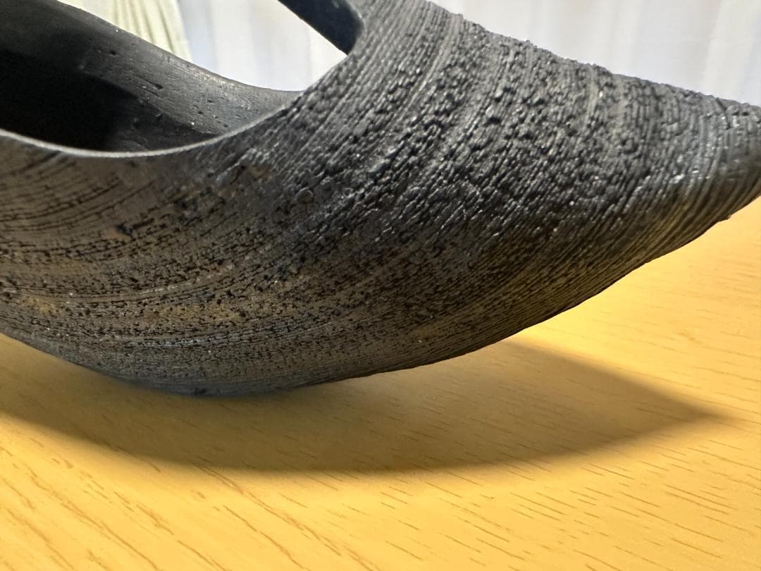 燻黒螺法器 備前焼 石田和也 KAZUYA ISHIDA