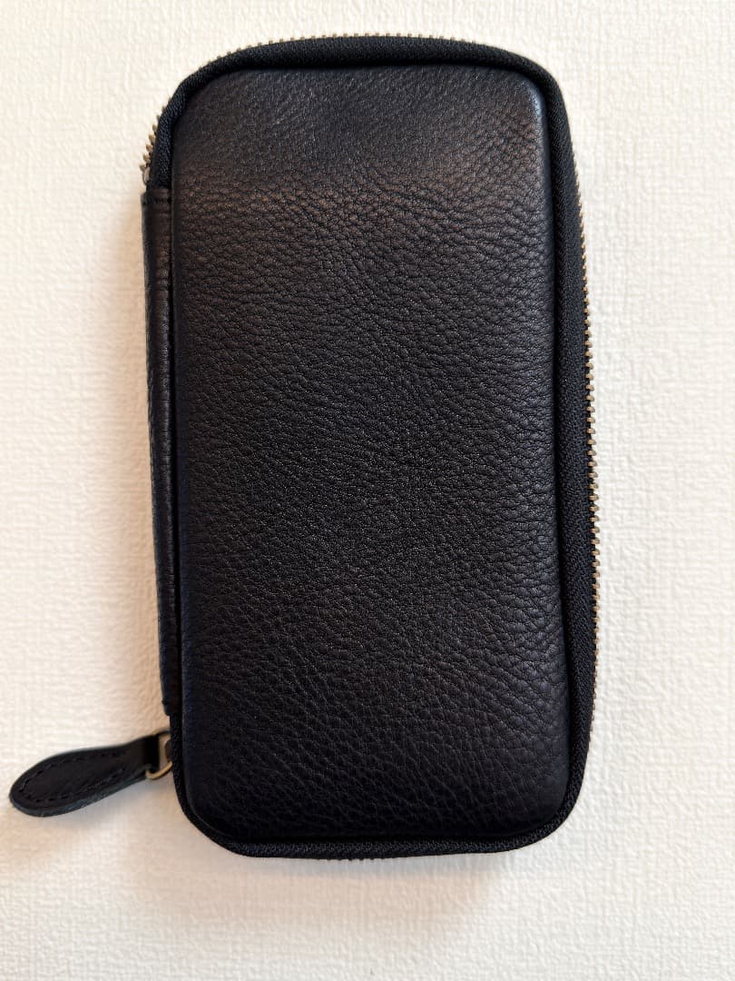 ＆Liebe 【ペブルヌメ】文具にこだわる人のジップペンケース