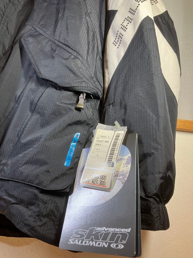 【新品タグ付き・未使用】SALOMON スキーウェア ジャケットメンズL