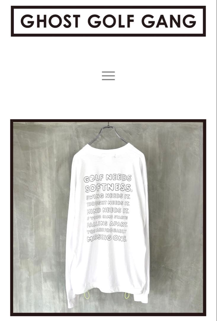 Ghost Golf Gang XL ロングシャツ