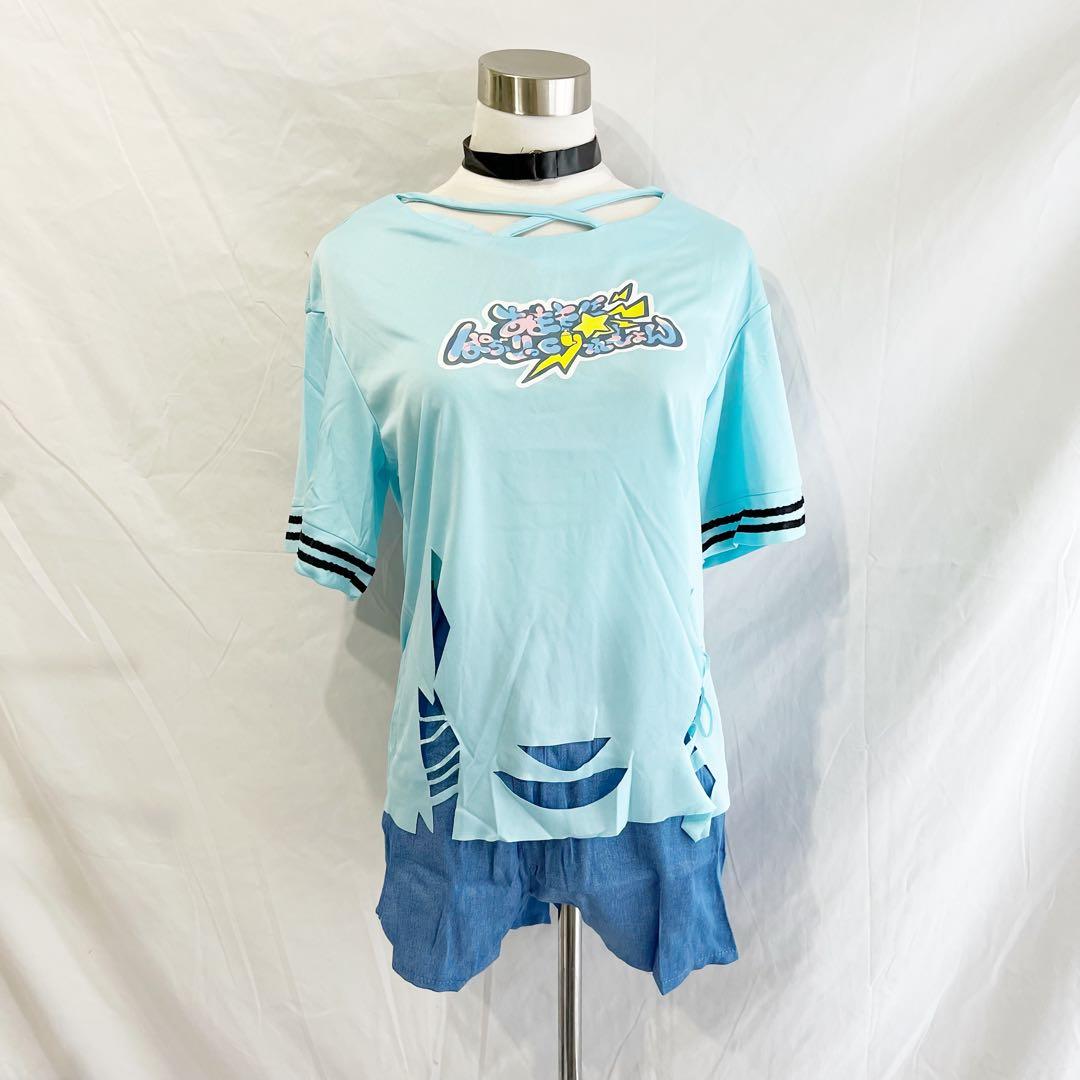 新品　水宮枢　ホロライブ　コスプレ　衣装　Mサイズ ウィッグ付き　すうちゃん