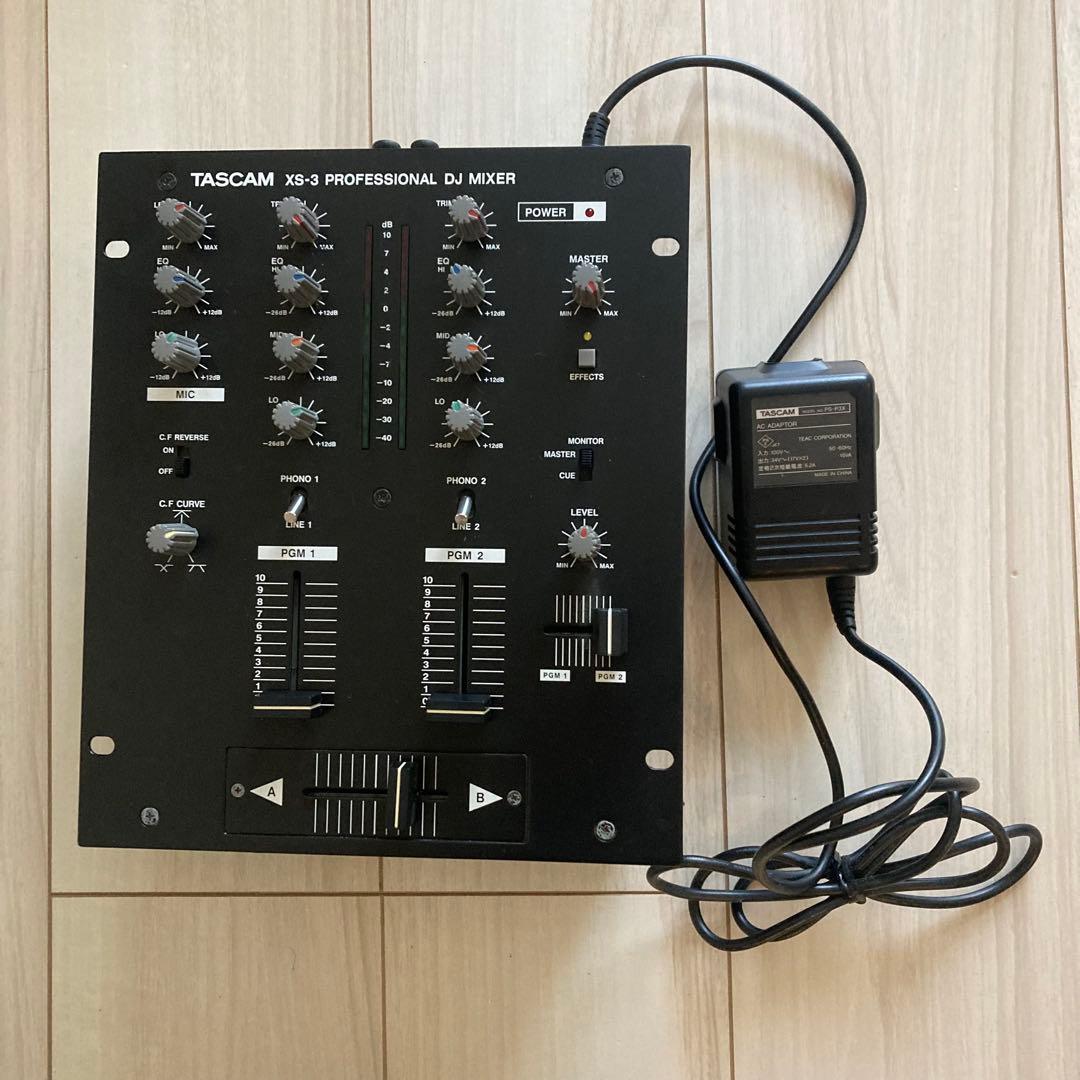 【美品♪】TASCAM XS-3 プロフェッショナル DJミキサー