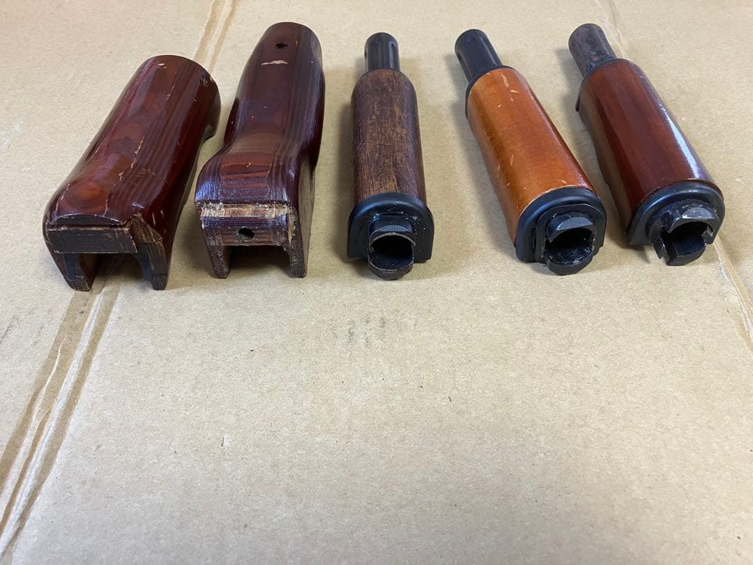 AK ウッドハンドガード　5点セット　ジャンク　電動ガン　ガスガン