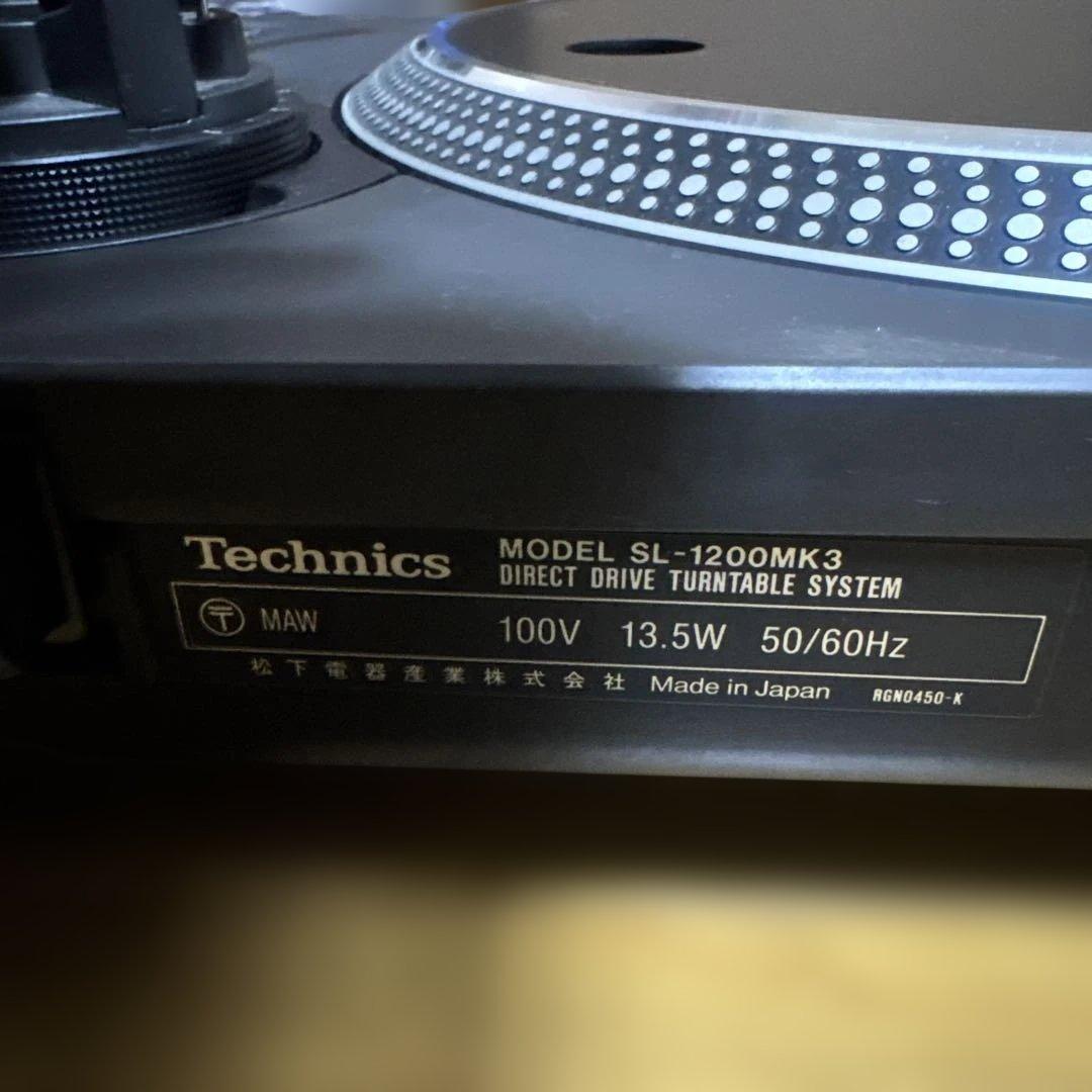Technics SL-1200 MK3 ターンテーブル　『美品』