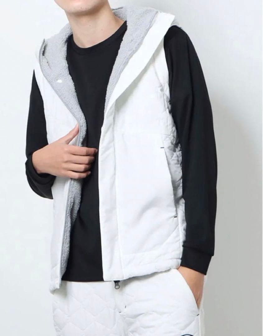 新品　L オークリー OAKLEY ゴルフ 中綿ジャケット 2WAY ベスト