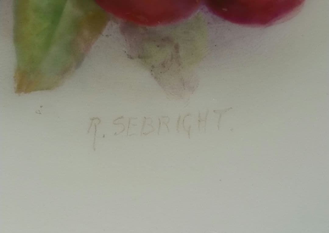 ロイヤルウースター　ペインテッドフルーツ　プレート　リチャード.セブライト