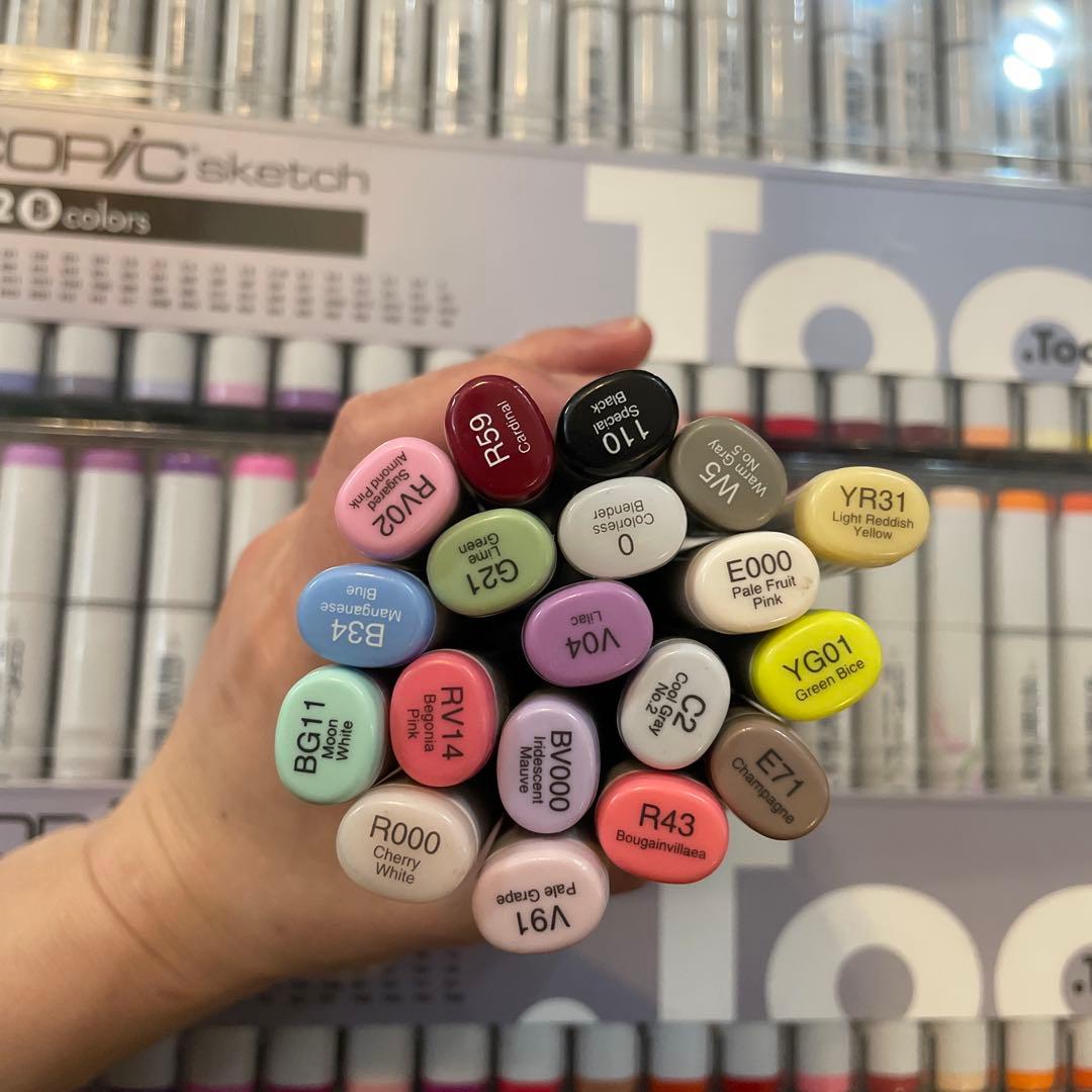 コピックスケッチAセットBセット144色➕19本