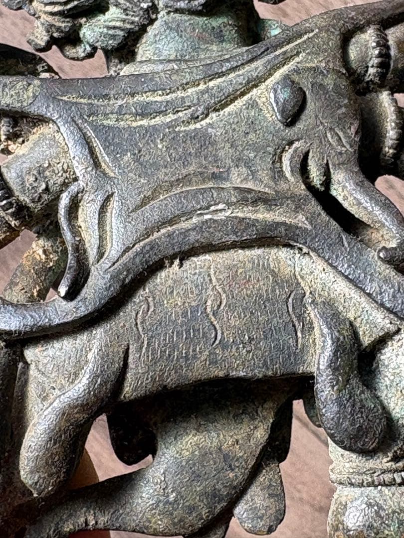 チベット仏教 マハーカーラ像　旧藏 清時代 古銅製