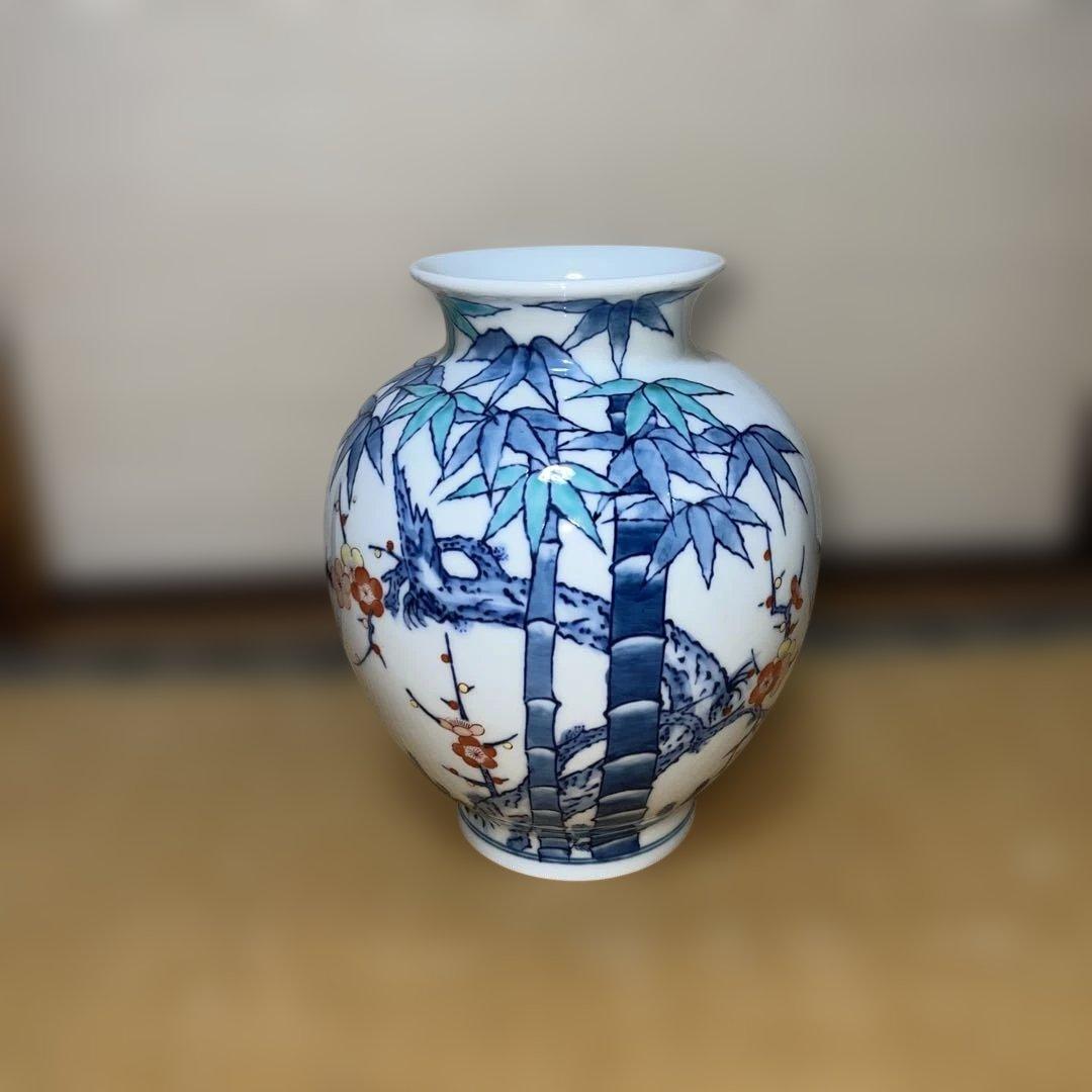 伊万里焼　壺　箱付