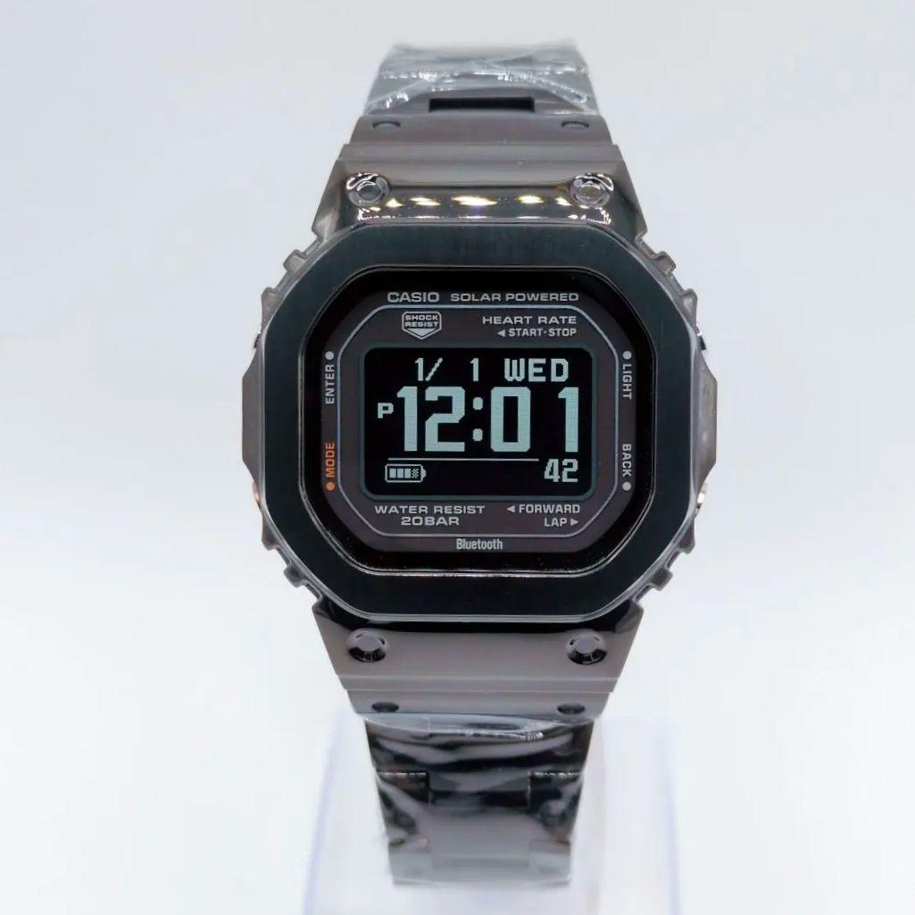 【稼働品】G-SHOCK DW-H5600 カスタム ブラック メタル