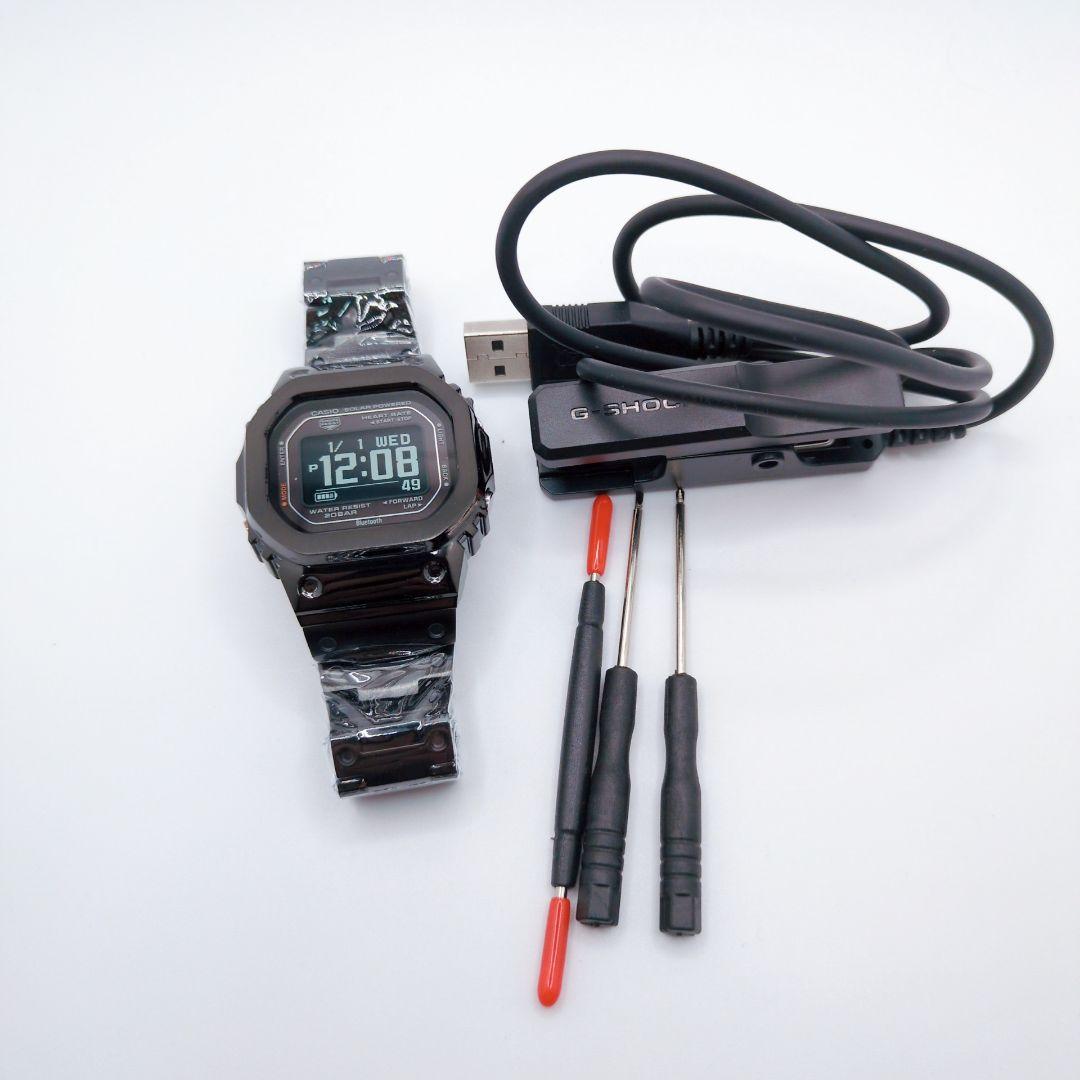 【稼働品】G-SHOCK DW-H5600 カスタム ブラック メタル