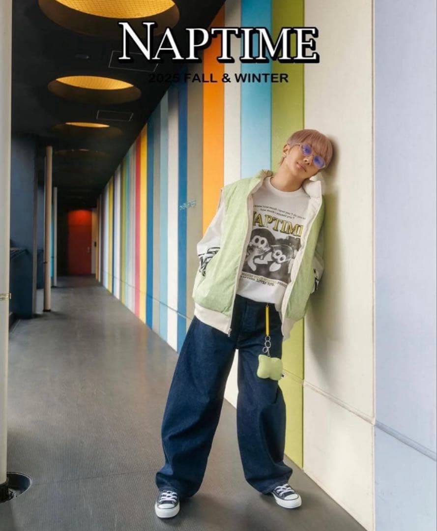 未開封Mサイズ★Nissy NaptimeフェイクレイヤードロングTシャツ 匿名