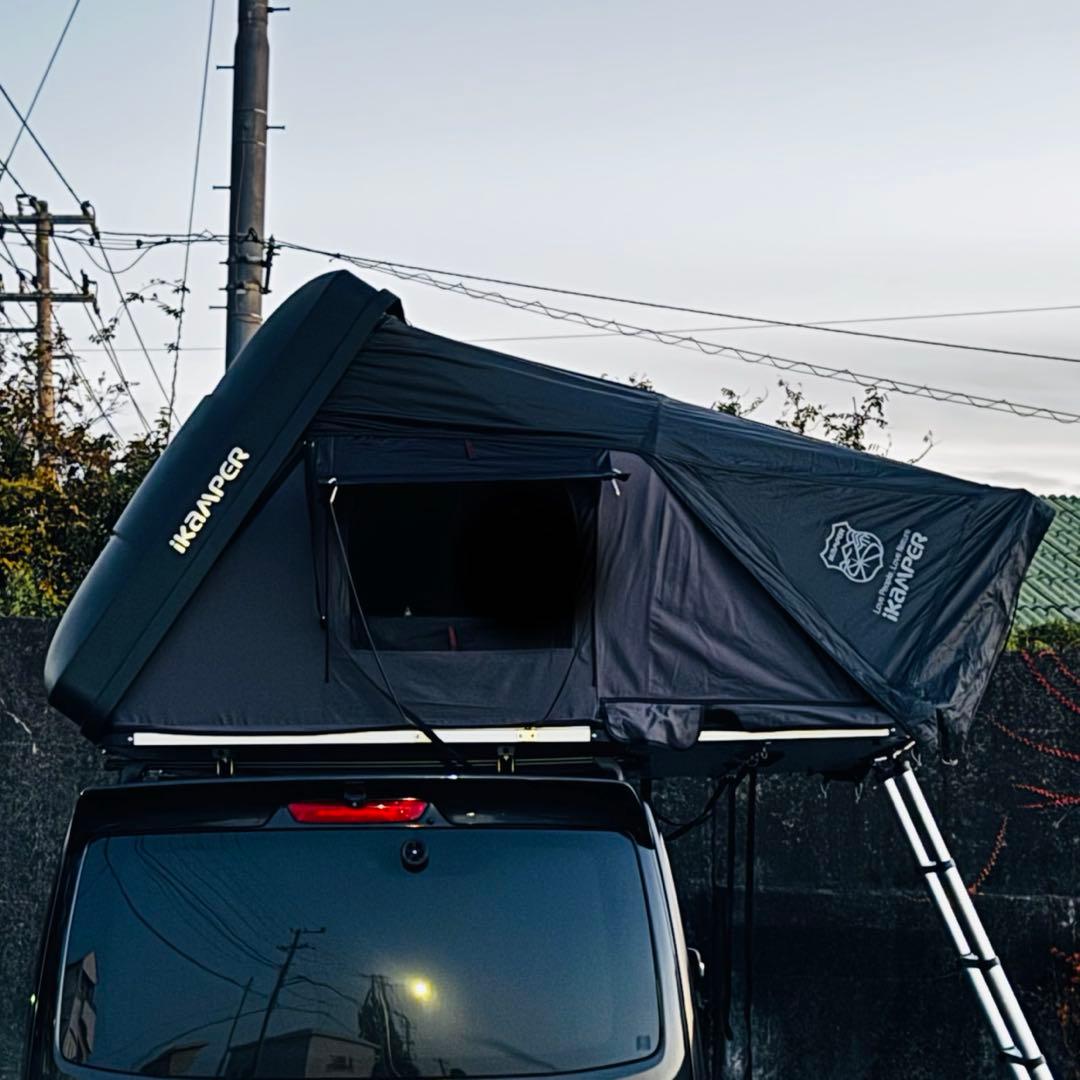 美品 ikamper skycamp 3.0 ロッキーブラック ルーフテント
