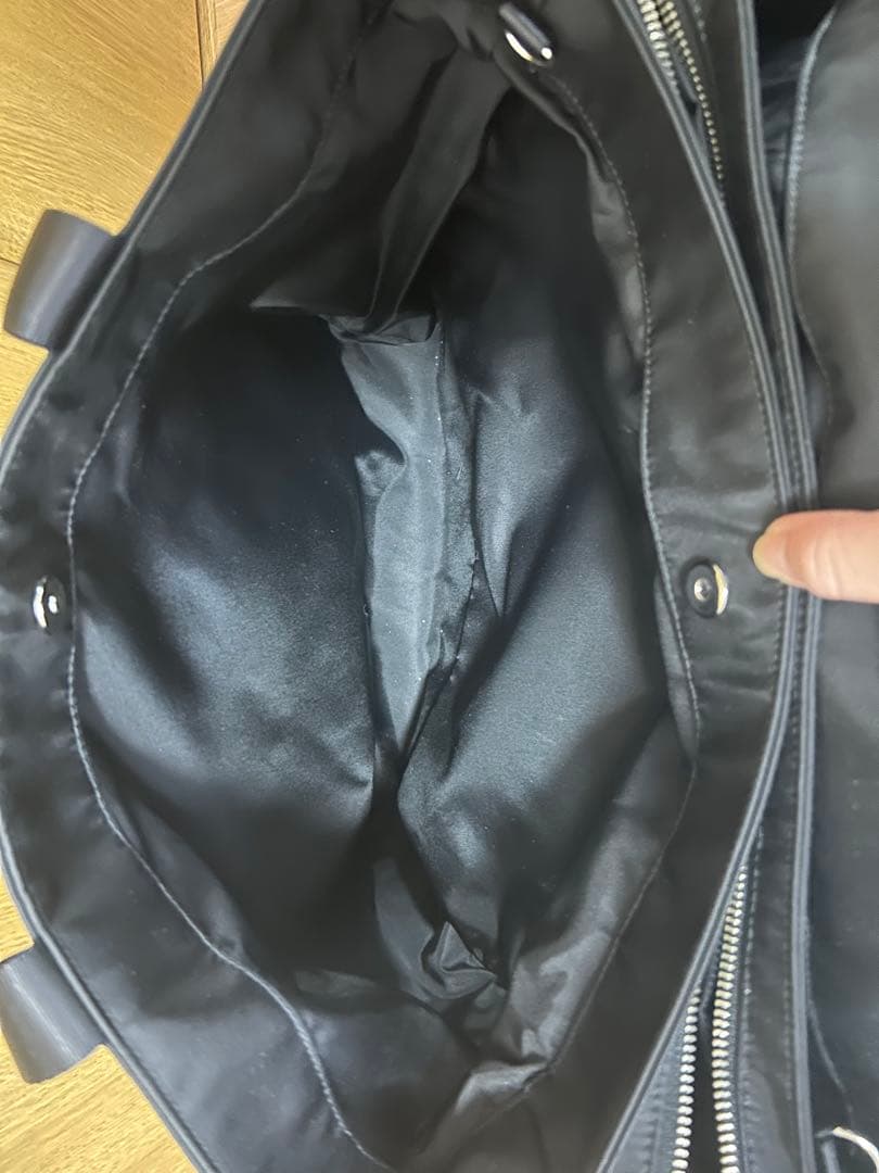 ジルサンダー　ネイビー　ショルダーバッグ　旅行バッグ　ナイロン　2way