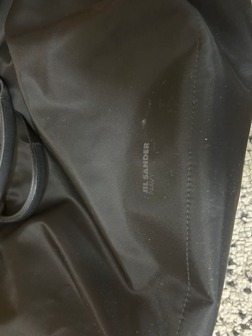 ジルサンダー　ネイビー　ショルダーバッグ　旅行バッグ　ナイロン　2way